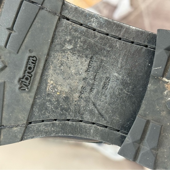 RAG & BONE Cannon Leather Combat Lace Up Boots Size 6 (euro 36.5) - Picture 10 of 10